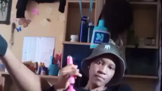 She Fingers Her Pussy And Uses Toy