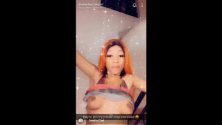 Snapchat Naija Girl Showing Off Her Tiny Breast