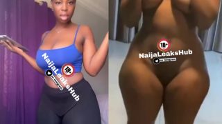 Very Thick Naija Girl Showing Off Her Very Hot Nude Body