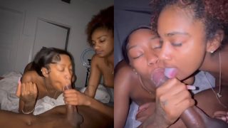 2 Bad Bitches Sharing 1 Dick Sucking It Like Lollipop