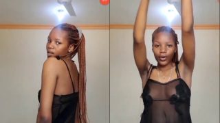 Slim Sexy Naija Bigo Girl In Transparent Dress Without Panties And Bra Seductive Dance