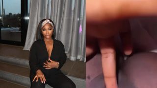 Instagram Influencer “Classic Damie” Fingers Her Pussy, And Shows Off Her Breasts In This Nude Video