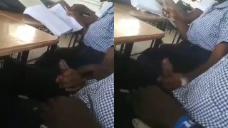 Mzansi 18 Year Old School Girl Giving Her 19 Year Old Classmate Amazing Handjob