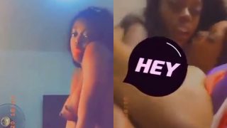 Naija Snapchat Girl With Standing Breast And Her Lesbian Room Mates In Action