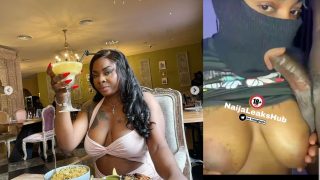 Naija Instagram Slay Queen “Lit_Jessicaboo” Fingers Pussy, And Gets Fucked Hard In This Video