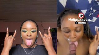 Naija Instagram Influencer “sweettooth.sin” Sextape Of Her Sucking Dick Leaks