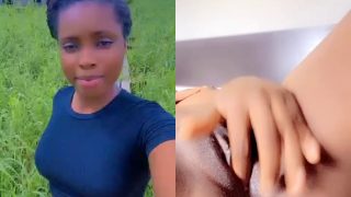 Naija Girl “Cherry” Nude Videos Of Her Rubbing Her Pussy Leaked