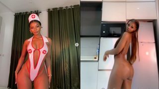 Nude Video Of Vivian Gold Teasing In Her Kitchen