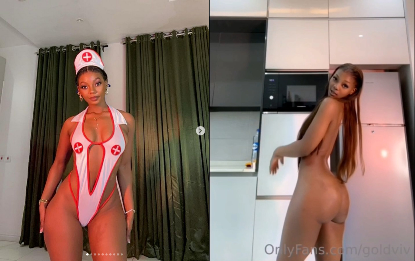 Nude Video Of Vivian Gold Teasing In Her Kitchen - Naijapornsite