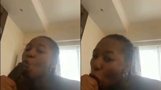 Oduola Tolashe Sucking That Dick So Hard Like Her Life Depends On It