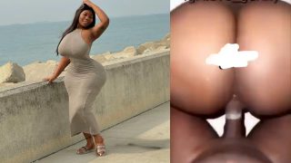 Naija Instagram Slay Queen “Chocolate Fbi” Sextape Of Her Getting Fucked Hot Doggy Leaked