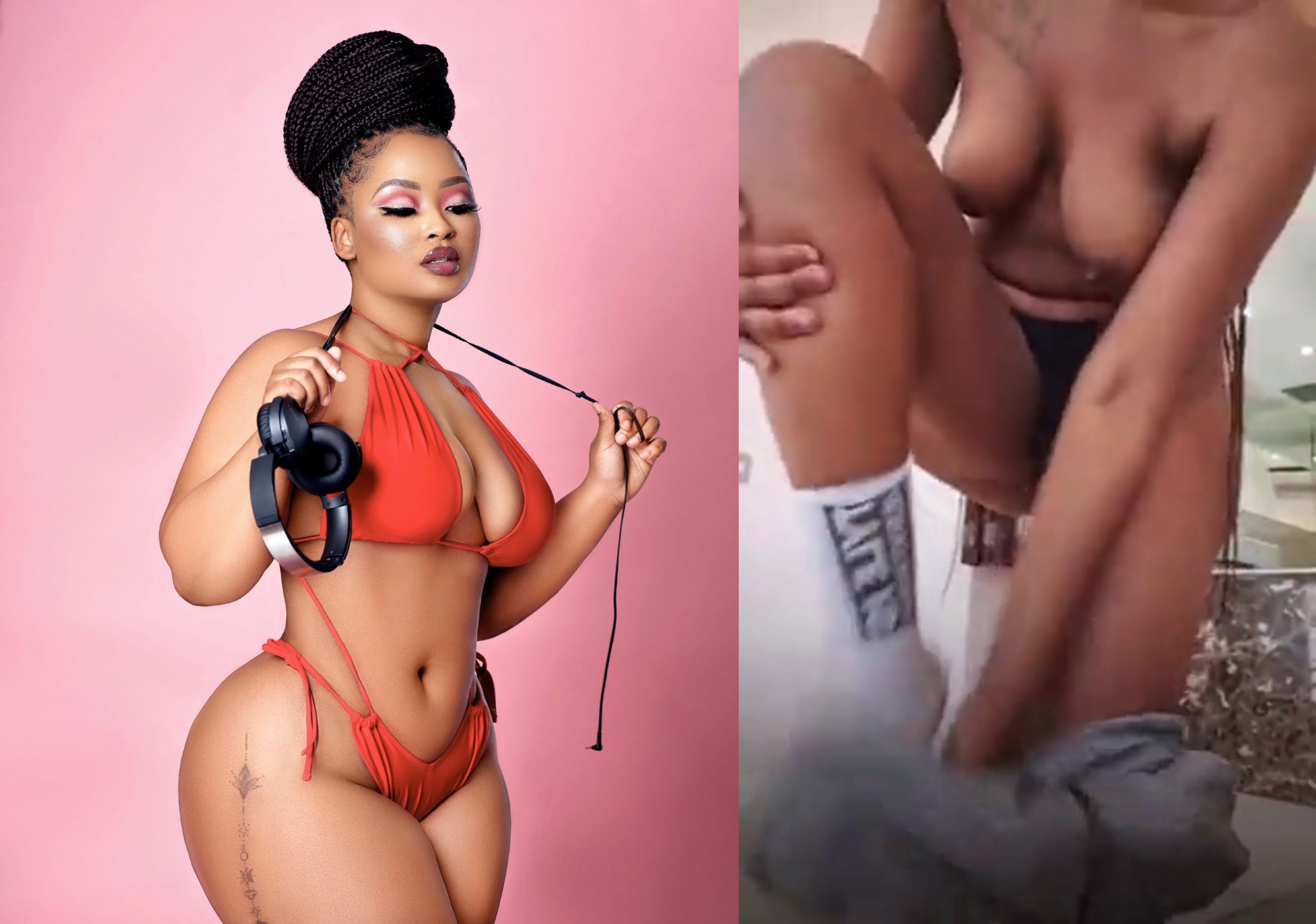 Hot Mzansi Sexy Cyan Boujee Strips Naked Shows Off Her Pussy And Boobs -  Naijapornsite
