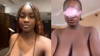 Naija Instagram Slay Queen “Kiora_Velss” Nude Video Showing Off Her Big Boobs Leaked