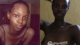 This Skinny Naija Girl Posted Her Nude Videos Of Her Showing Off Her Boobs And Pussy