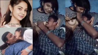 Sextape Of Indian Bhojpuri Actress “Muskan Yadav” Getting Her Boobs Sucked By Her Man