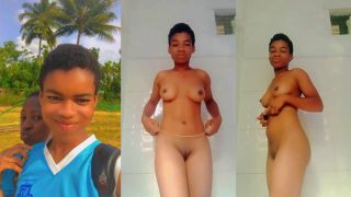 19 Year Old Secondary School Girl Flaunts Her Tight Pussy And Standing Boobs In This Nude Video