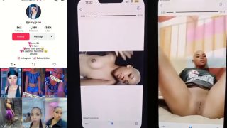 Nude Video Of Naija Tiktoker “Juicy_June” “Callmejune” Showing Off Her Boobs And Rubbing Her Pussy Leaked