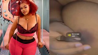 Nude Video Of Siddypearl “Baddest_siddy” Rubbing Her Nipple As She Flaunts Her Massive Boobs