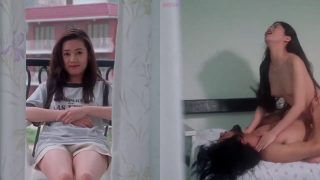 Chiao Chiao Watching Loletta Lee Riding On A Dick Comfortably In Movie Scene “Crazy Love (1993)”