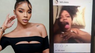 Sextape Of Faith Nketsi Sucking On His Dick As He Cum In Her Mouth