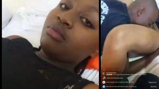 Kenyan Girl’s Boyfriend Eating Her Pussy On Instagram Live