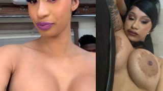 Nude Photos Compilation Of Rapper Cardi B Flaunting Her Boobs