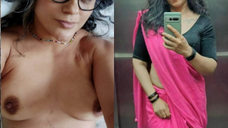 Tamil Indian Aunty Shares Nude Photos Of Her Boobs