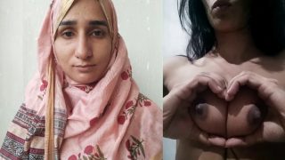 Pakistani Girl Goes Nude, Flaunts Her Boobs, Making Love Sign With It