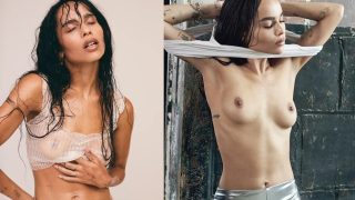 Topless Nude Photo Of Hollywood Actress “Zoe Kravitz” Flaunting Her Boobs