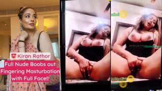 Indian Actress “Kiran Rathore” Flaunts Her Boobs And Fingers Her Wet Juicy Pussy