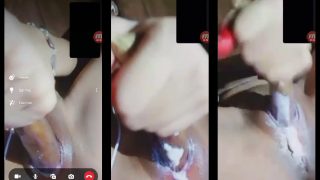 Indian Desi Girl’s Pussy Over Creams As She Fucks Her Pussy With A Dildo