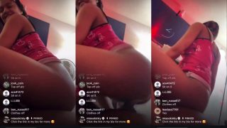 Horny Girl Riding Her Boyfriend’s Dick Live On Instagram