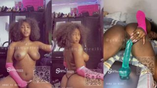 Horny Erica 101 Teases, Flaunts Boobs, Rubs Pussy And Plays With Her Big Dildo