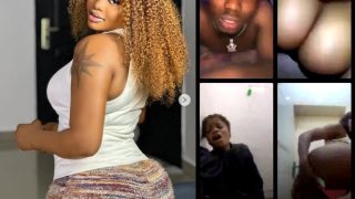 Nigerian Tiktoker “Black Chully” Masturbating, Fingering Her Pussy On Instagram Live