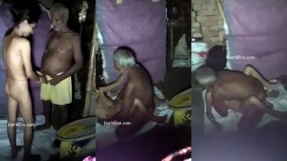 Old Indian Jija Fucking A Younger Girl