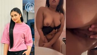 Pakistani Tiktoker “Minahil Malik” Shares New Nude Video As She Opens Her Pussy Flaunting It