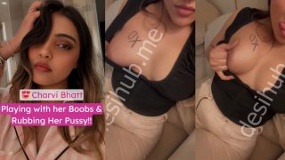 Charvi Bhatt Flaunts Her Boobs, Squeezes Her Nipples In This Nude Video