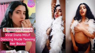 Beautiful Desi MILF “Maushmi Udeshi” Teases As She Flashes Her Boobs And Nipples Multiple Times