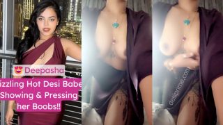 Indian Hot Model “Deepasha” Flaunt And Flashes Her Beautiful Boobs
