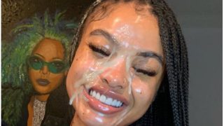 India Lovee Flaunts Face After Cum’s Poured On It