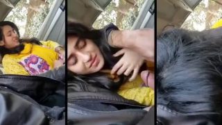 Desi Wife Sucks Her Horny Husband’s Dick In The Car