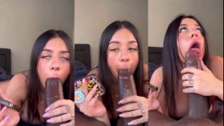 Big Black Dick In Her Mouth While On A Call