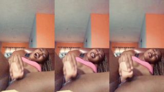 Temi The Baddie Moans As She Fucks Her Pussy With Her Dildo