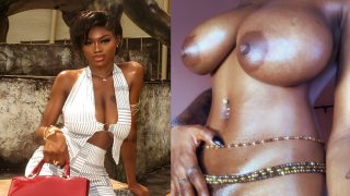 Naughty Nigerian Girl “Asari” Flaunts Her Very Big Boobs In New Nude Photos