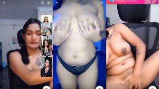 Tanvi Strips, Flaunts Boobs And Fingers Pussy On Tango Live Show