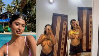 Indian Model “Sazie Rehman” Flaunts Her Boobs In Nude Video