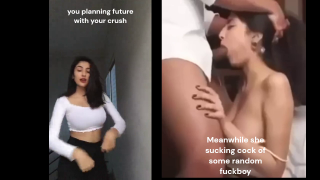 Indian Tiktoker “Nidhi Pandit A.K.A nidhipandit_” Sucks On Her Man’s Dick In This Sextape