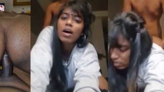 Chocolate Indian Lady Loves And Enjoys That Fucking