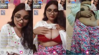 Chashmish Girl Minuu On Chamet Live Stream Flashes Her Boobs