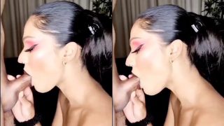 Indian Lady, Sucking Her Man’s Dick